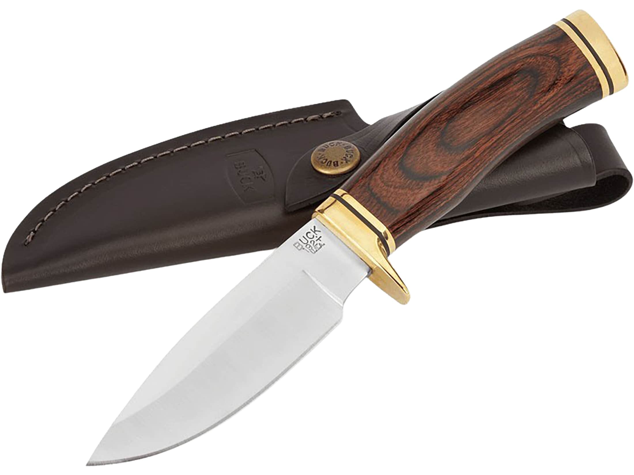 Buck Knives 192 Vanguard Fixed Blade Knife 4.25 Drop Point 420HC Satin