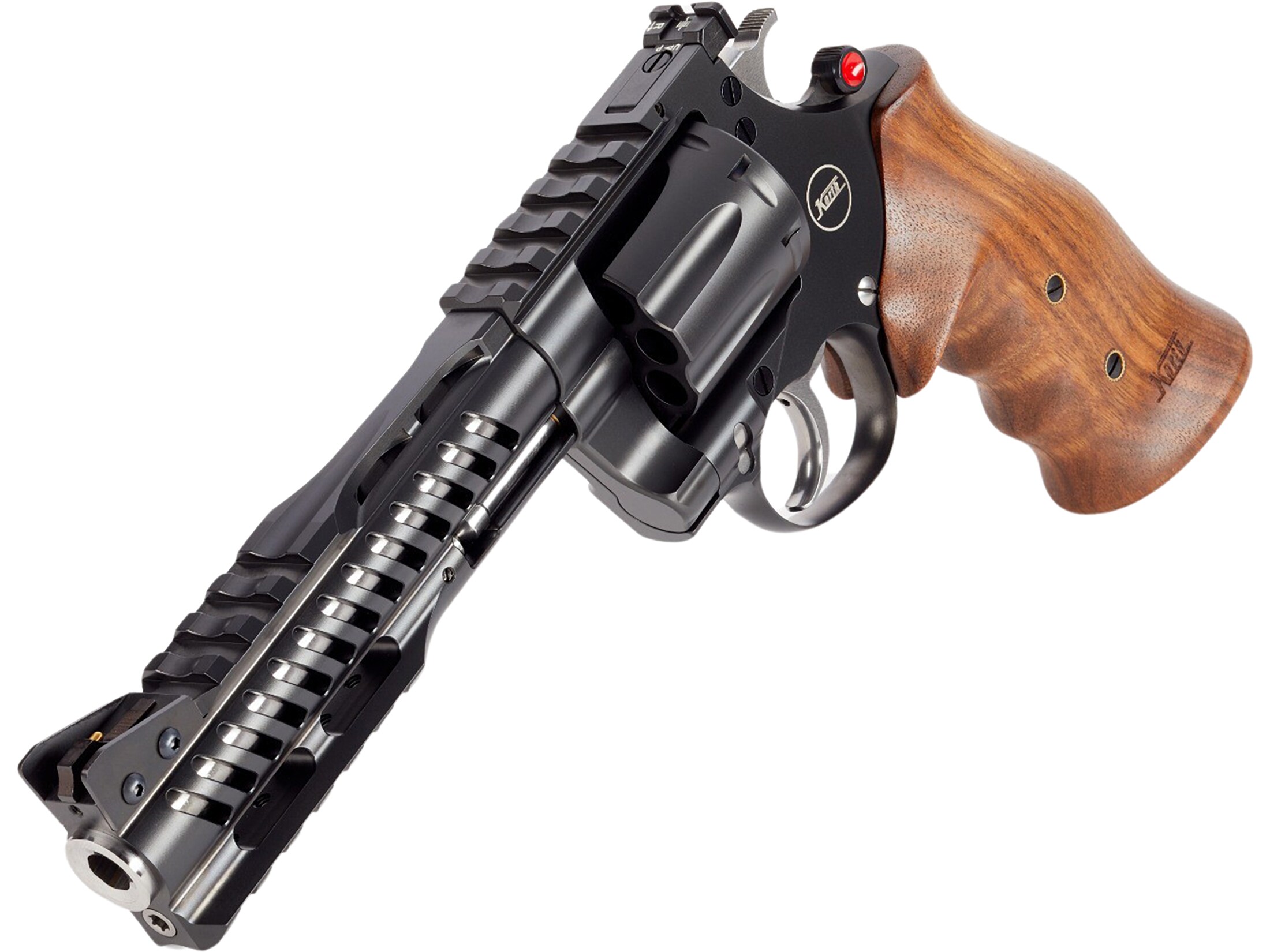 ☆(^8^)☆ Korth NXS 357 Mag Revolver 4 Black DLC Barrel 8 Round Walnut Grip