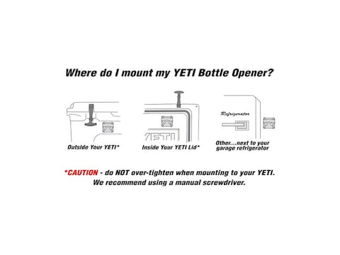 YETI Wall-Mounted Bottle Opener