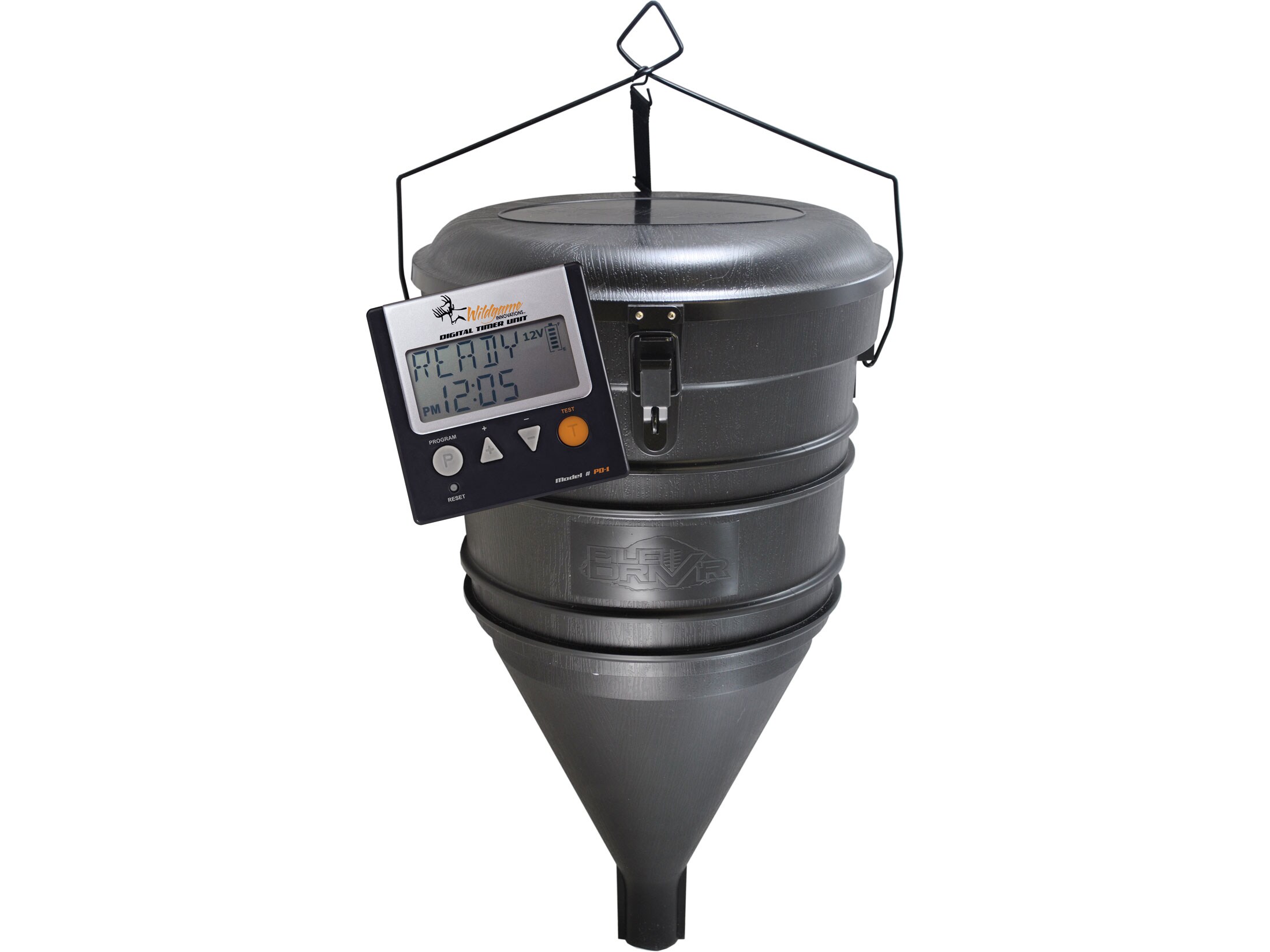 Wildgame Innovations Pile Driver Game Feeder 6 5 Gallon Black