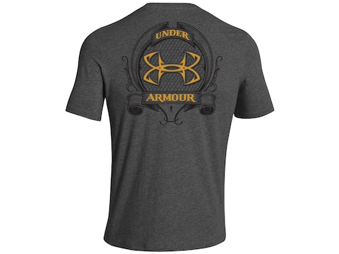 Under Armour Men's UA Fish Hook Back Crest T-Shirt Short Sleeve Cotton