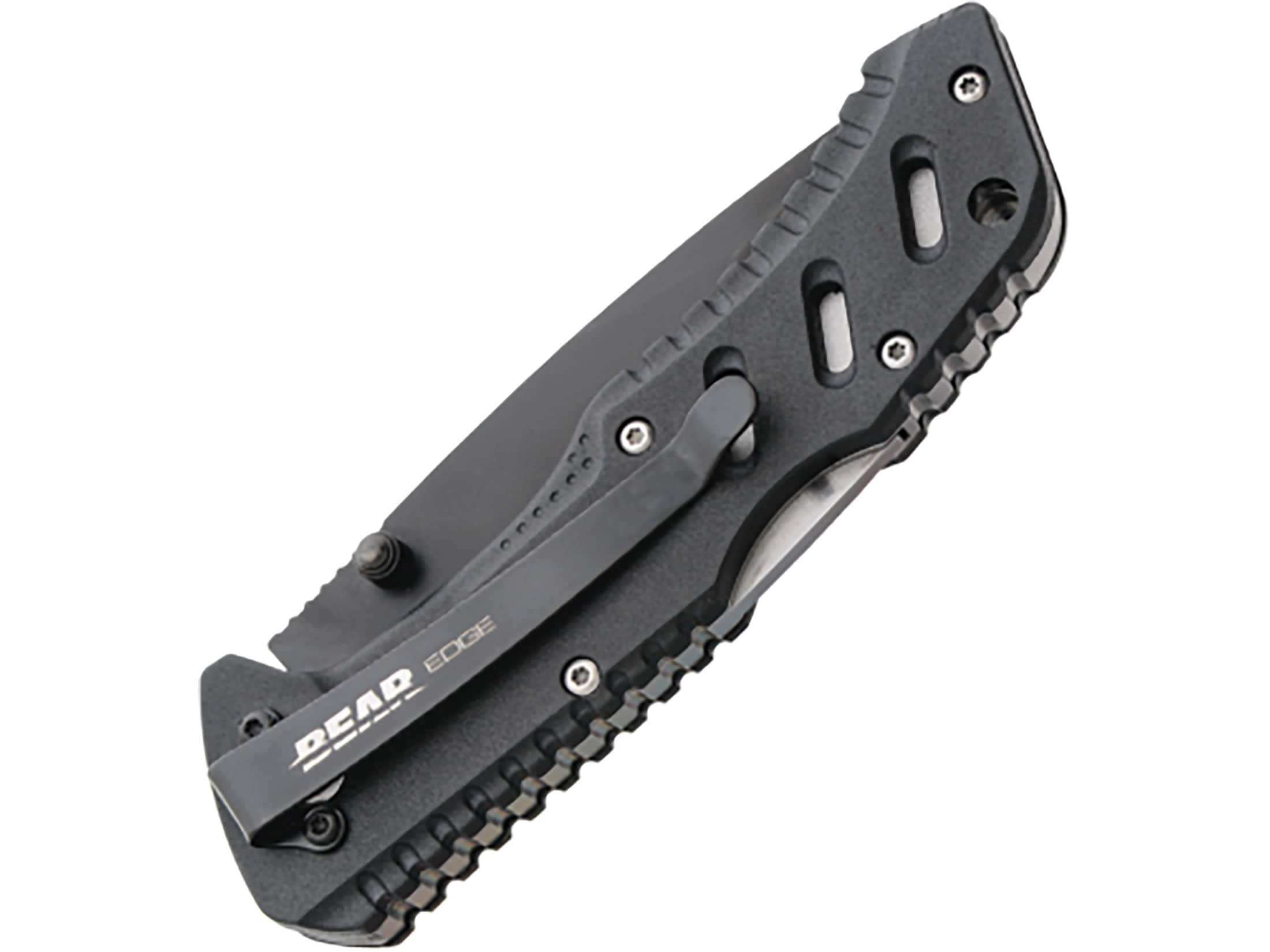 DON BARNES,新品,メロハー,AOR,TOTO,38 Special Bear & Son 61117 Folding Knife 3 Drop Point 440 Black Blade