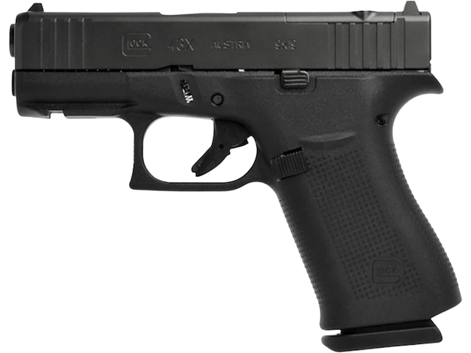 Glock 43X MOS Semi-Automatic Pistol 9mm Luger 3.41" Barrel 10-Round Black