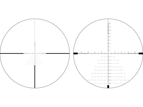 Vortex Optics Diamondback Tactical Rifle Scope 6-24x 50mm EBR-2C MOA Reticle Matte Black