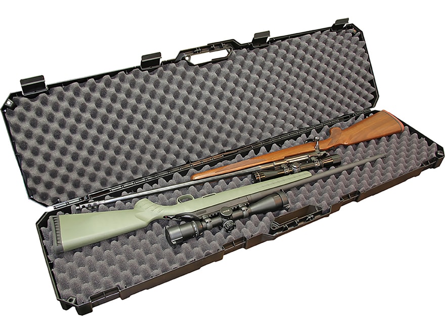 Plano Gun Guard SE Double Scoped Rifle Case 51-3/4 Polymer Black