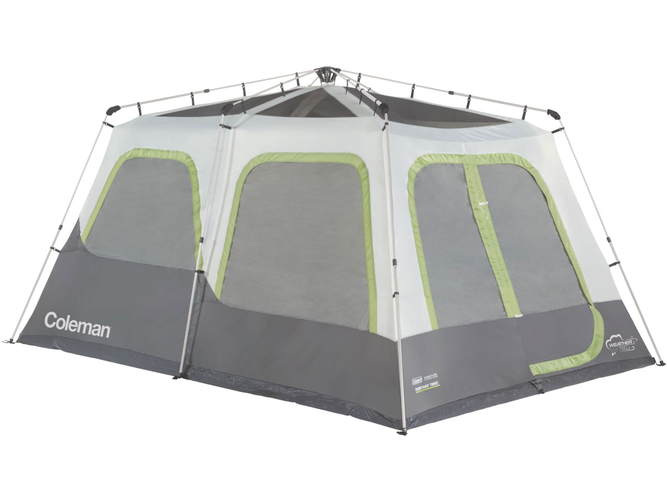 Coleman Instant 10 Person Cabin Tent 168 x 120 x 79 Polyester Gray