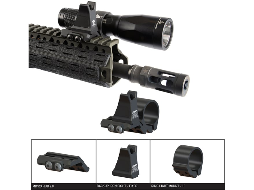 Unity Tactical FUSION Micro Hub Aluminum Flat Dark Earth