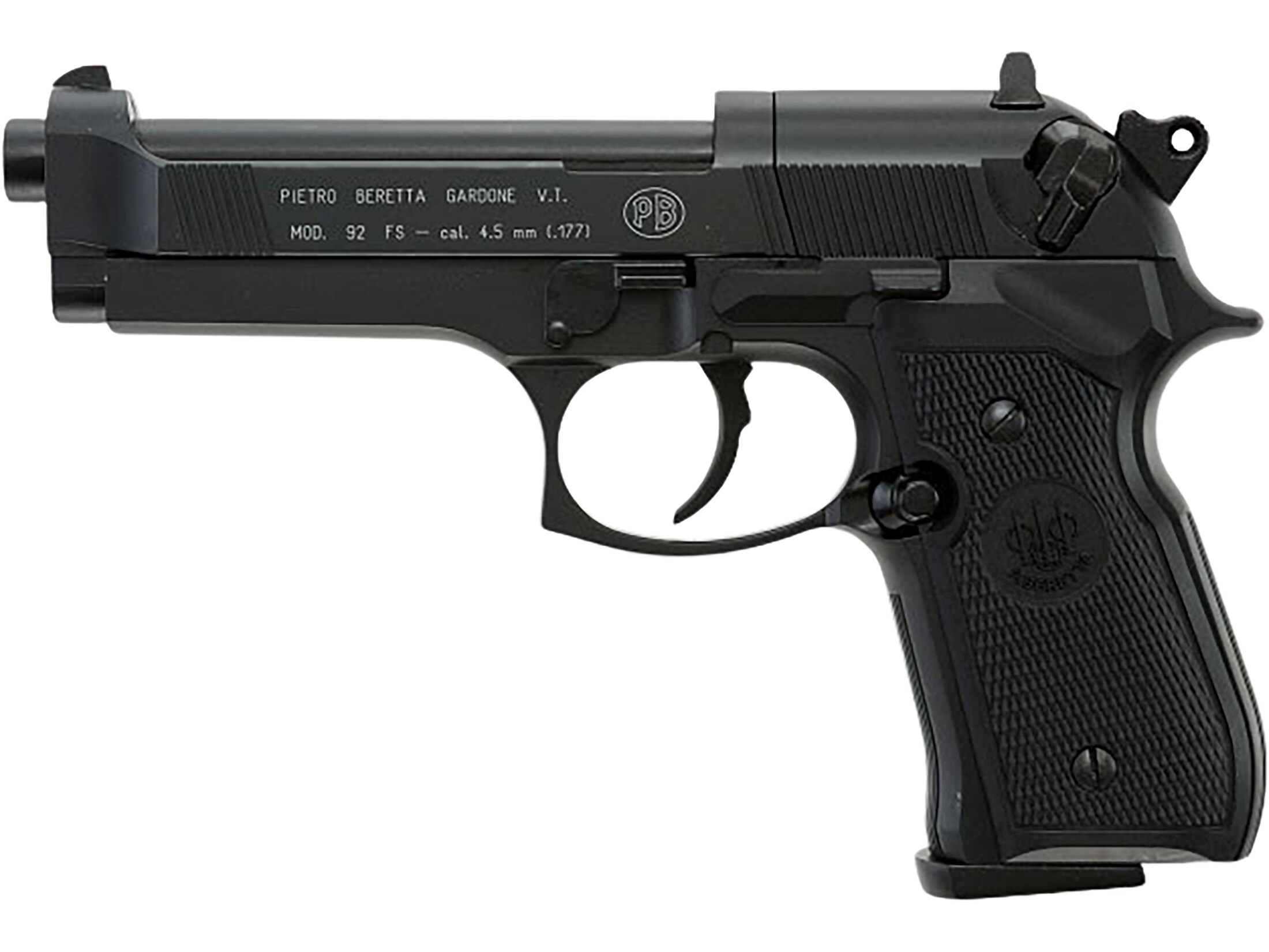 トイガン WESTERN ARMS BERETTA M92FS PREMIUM BLACK Beretta M92FS 177 Cal Pellet Air Pistol