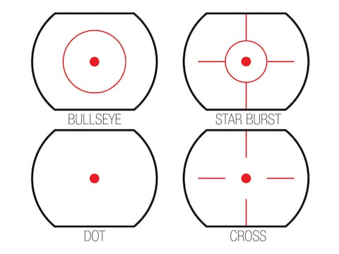 Indica plus detaljer NcStar Tactical Reflex Red Dot Sight (Circle Crosshair 4 MOA Dot