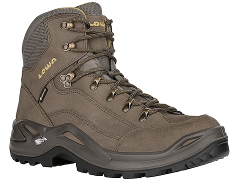 gun picnic Moral Lowa Renegade GTX Mid Hiking Boots Leather Dark Blue/Lime Men's 10.5 D