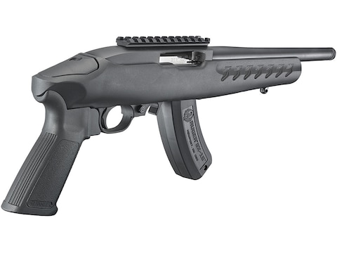 Ruger 22 Charger 22LR Pistol 10" Threaded Barrel 15+1 Round Black