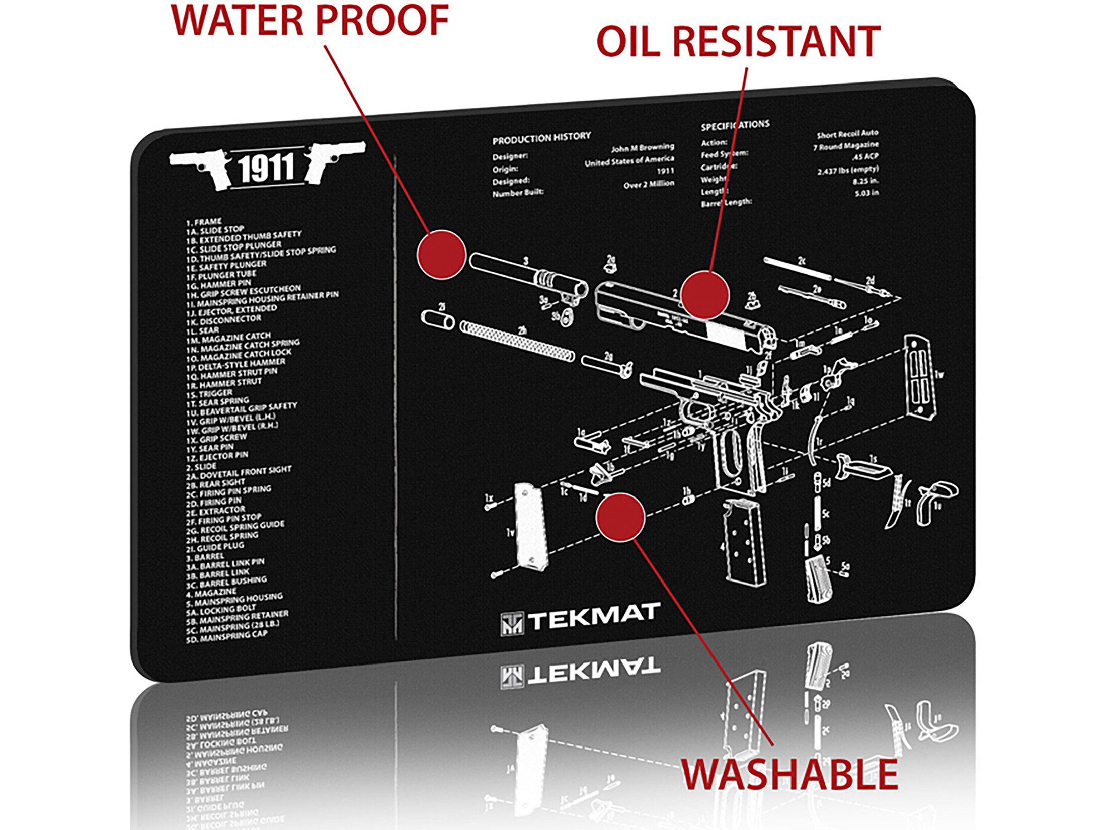 Tekmat Gun Cleaning Mat