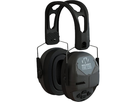 Walker's FireMax Rechargeable Electronic Earmuffs (NRR 20dB) with Walkie Talkie