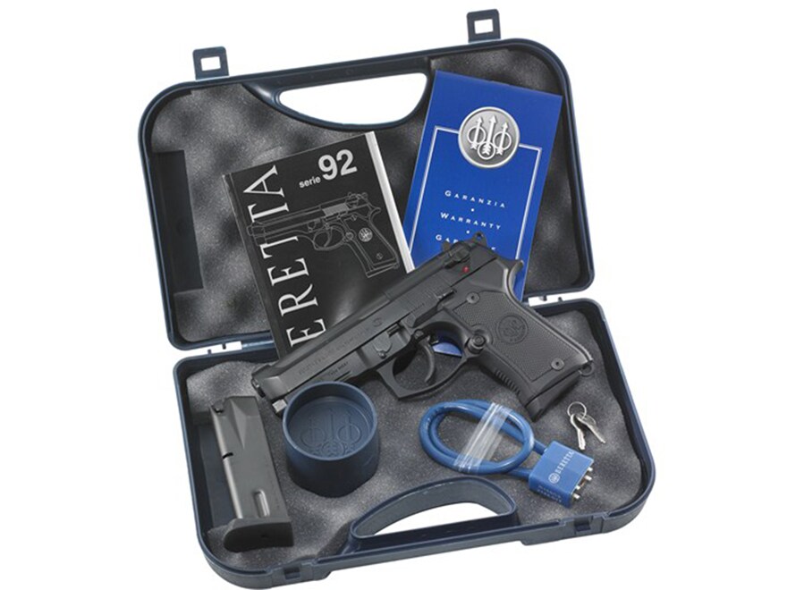Beretta 92FS 9mm Luger Pistol 4.25 Barrel 13+1 Round Black