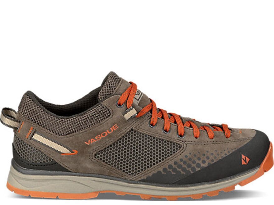 Vasque Grand Traverse 4 Hiking Shoes Leather Bungee Cord Rooibos Tea