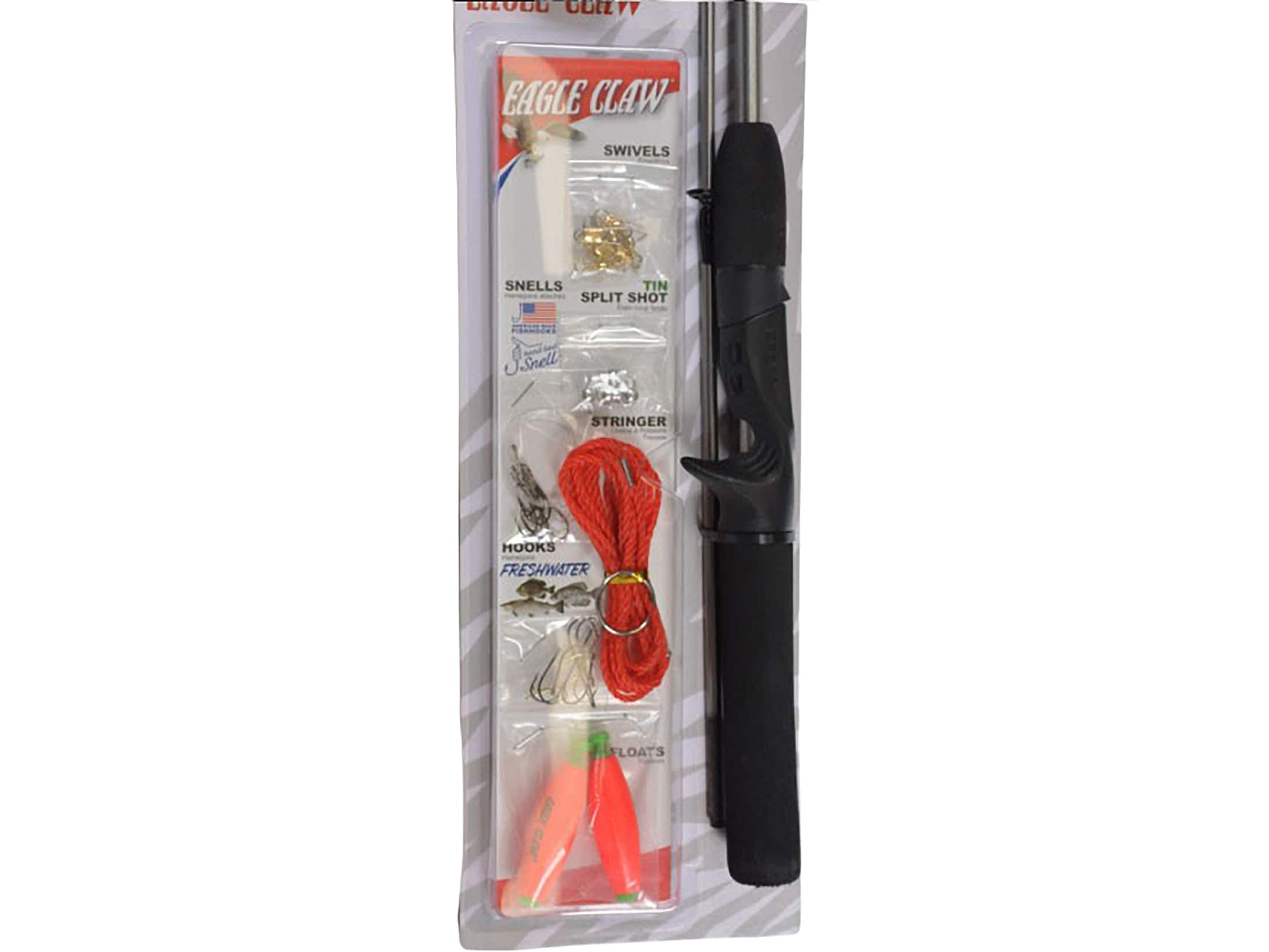 Zebco 202 ZeeBee Spincast Combo 5'6 2pc Eagle Claw Tackle Kit