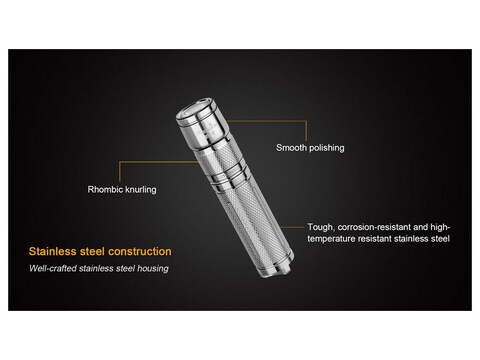 fenix e05ss flashlight Fenix E05SS Flashlight LED 1 AAA Battery Aluminum Silver