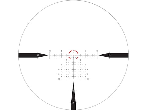 Nightforce ATACR F1 Rifle Scope 1-8x 24mm Illuminated FC-DMX Reticle Matte Black