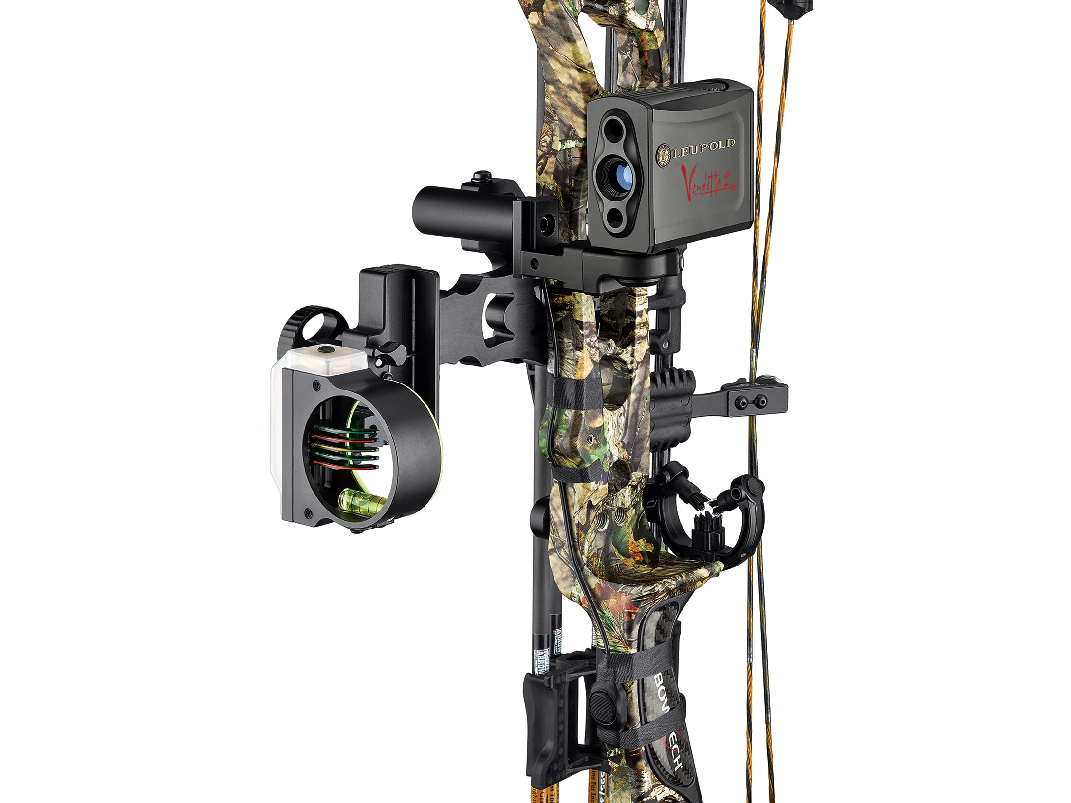 Black BowMounted Leupold Vendetta 2 Laser RangeFinder for Archery