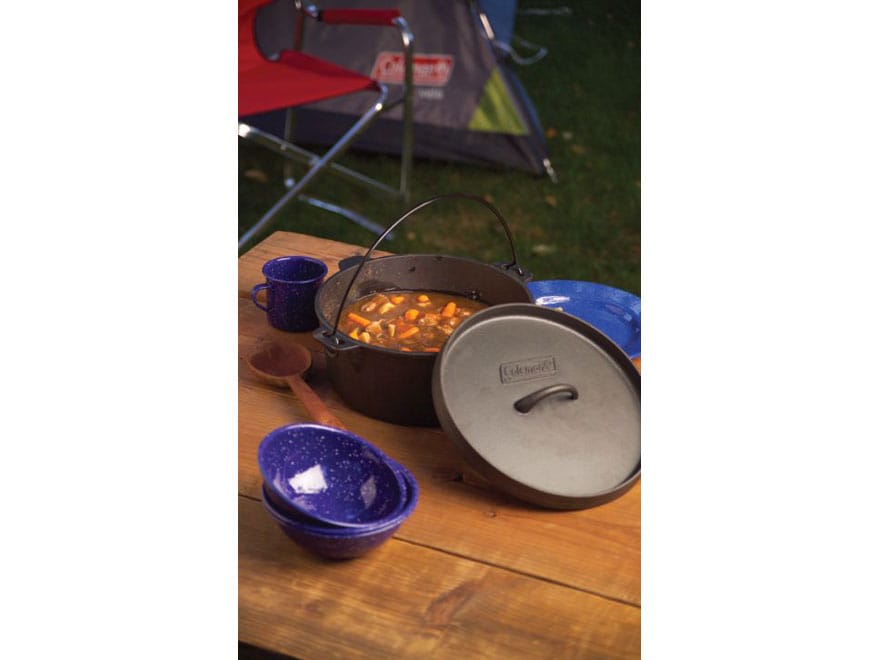Coleman Cast Iron Dutch Oven Cooking Pot