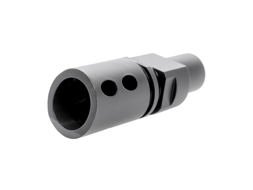 CMMG Flash Hider FN P90 Style M12x1 LH Thread Steel Matte