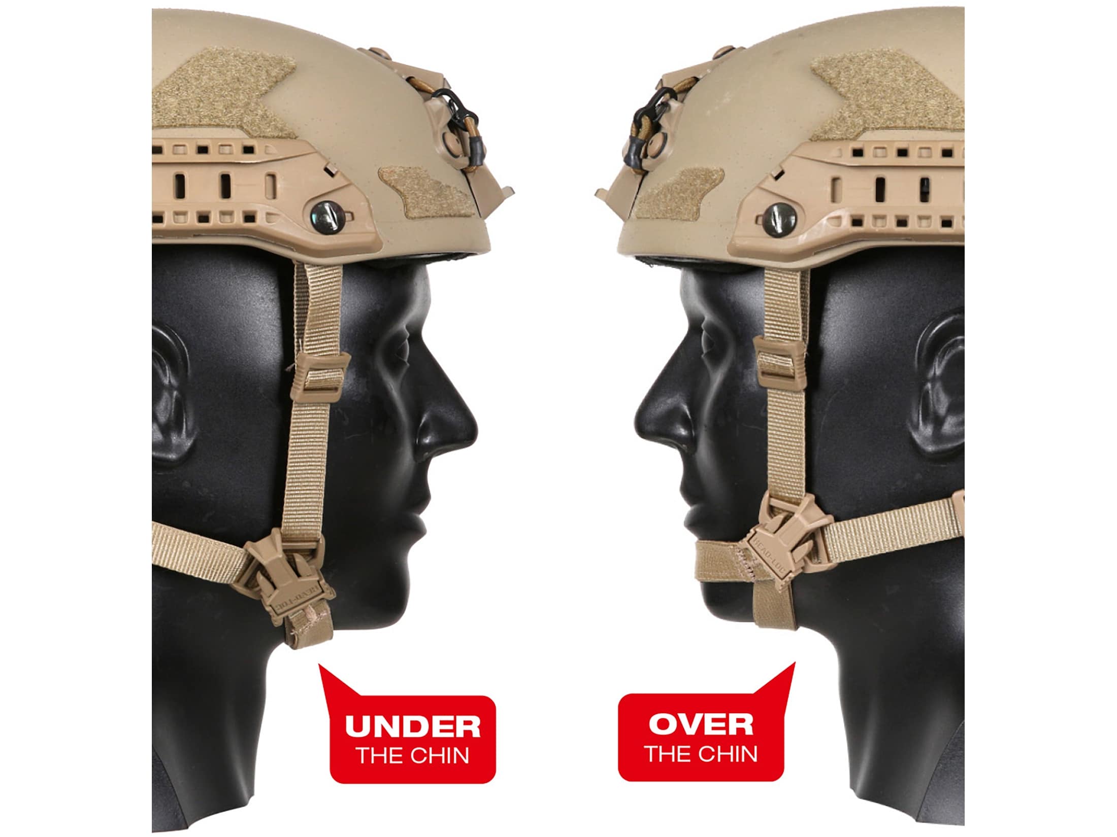 Ops-Core Enhanced Fast XR High Cut Ballistic Helmet System Tan XXL