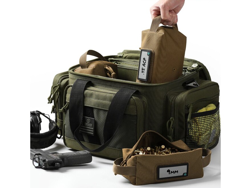 Tactical Nylon Ammo Pouch – Rifle/Pistol Ammunition Carrier Bag, Ambidextrous, Multicaliber