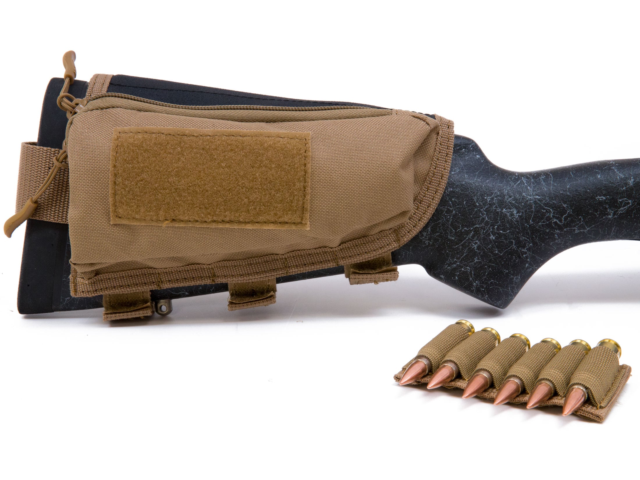 Shooting Rifle Gun Ammo Pouches Bag Tactical Cheek Rest Bullets Buttstock Bags 