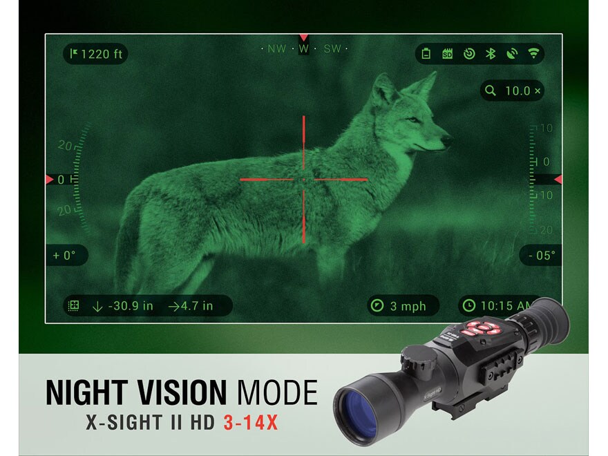3-14x American Technologies Network DGWSXS314Z X-Sight II Riflescope