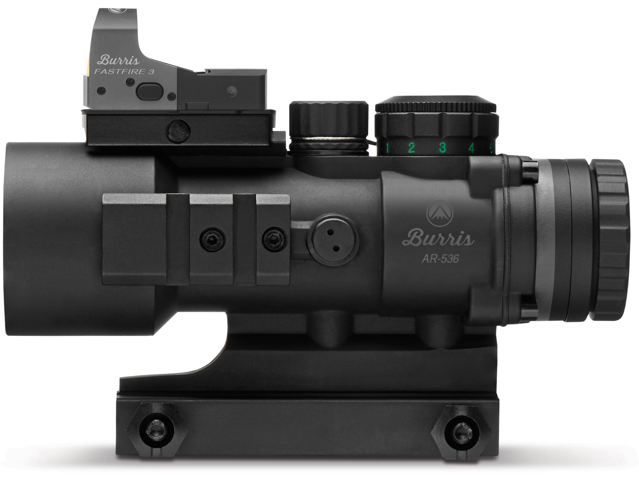 Burris AR-536 5x 36mm Prism Scope Ballistic CQ Reticle Matte