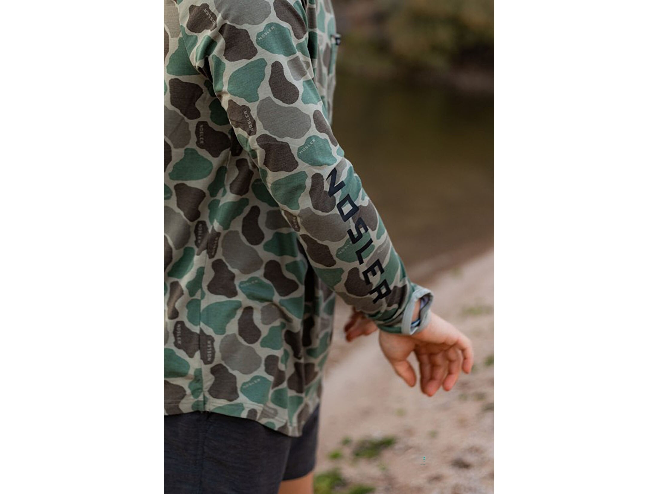 Nosler Men's Bamboo Blend Hoodie Quicksand Topo Medium