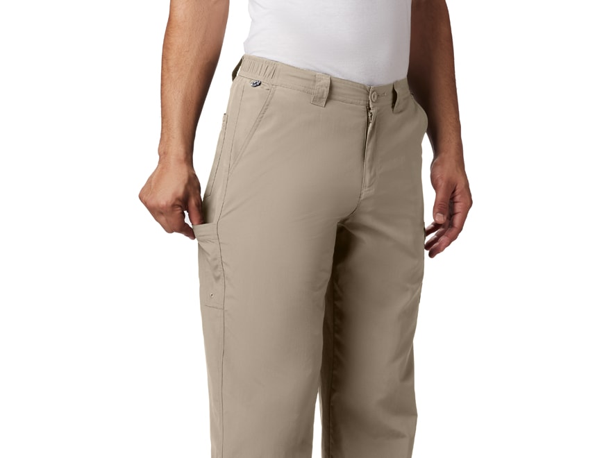 Mens Columbia PFG OmniShade Convertible Hiking Cargo Pants Large 34L Tan  Green  Cargo pants Pants large Clothes design