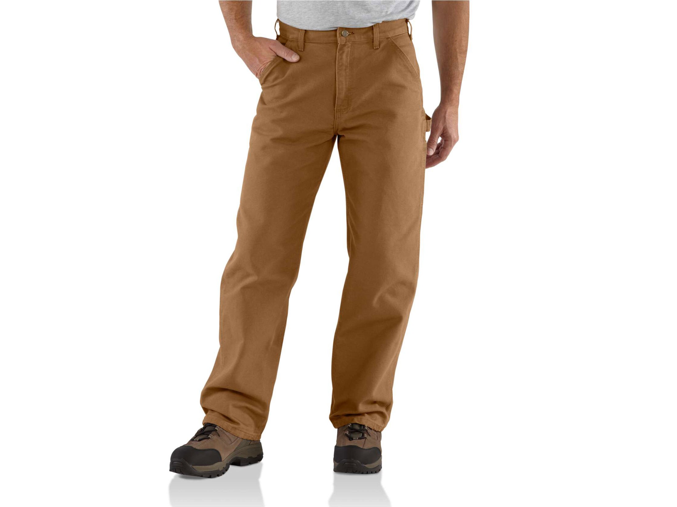 Carhartt Multi Pocket Washed Duck Pant Work Utility Pants Uomo