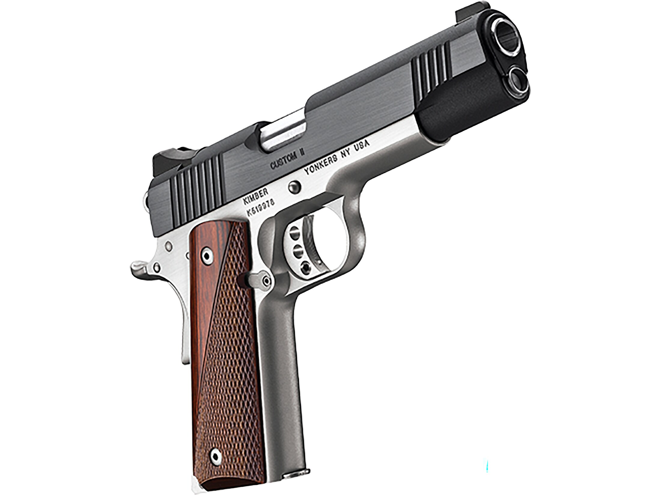 Kimber Custom II Two Tone 9mm Luger Pistol 5 Barrel 9+1 Round Black
