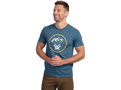 Vortex Men's Three Peaks T-Shirt - Charcoal Heather