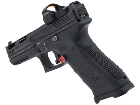 Strike Industries Modular Magazine Release for Glock 17, 17L, 19, 22, 23, 24, 26, 27, 31, 32, 33, 34, 35, 37, 38, 39 Gen 1, 2, 3 Aluminum Black