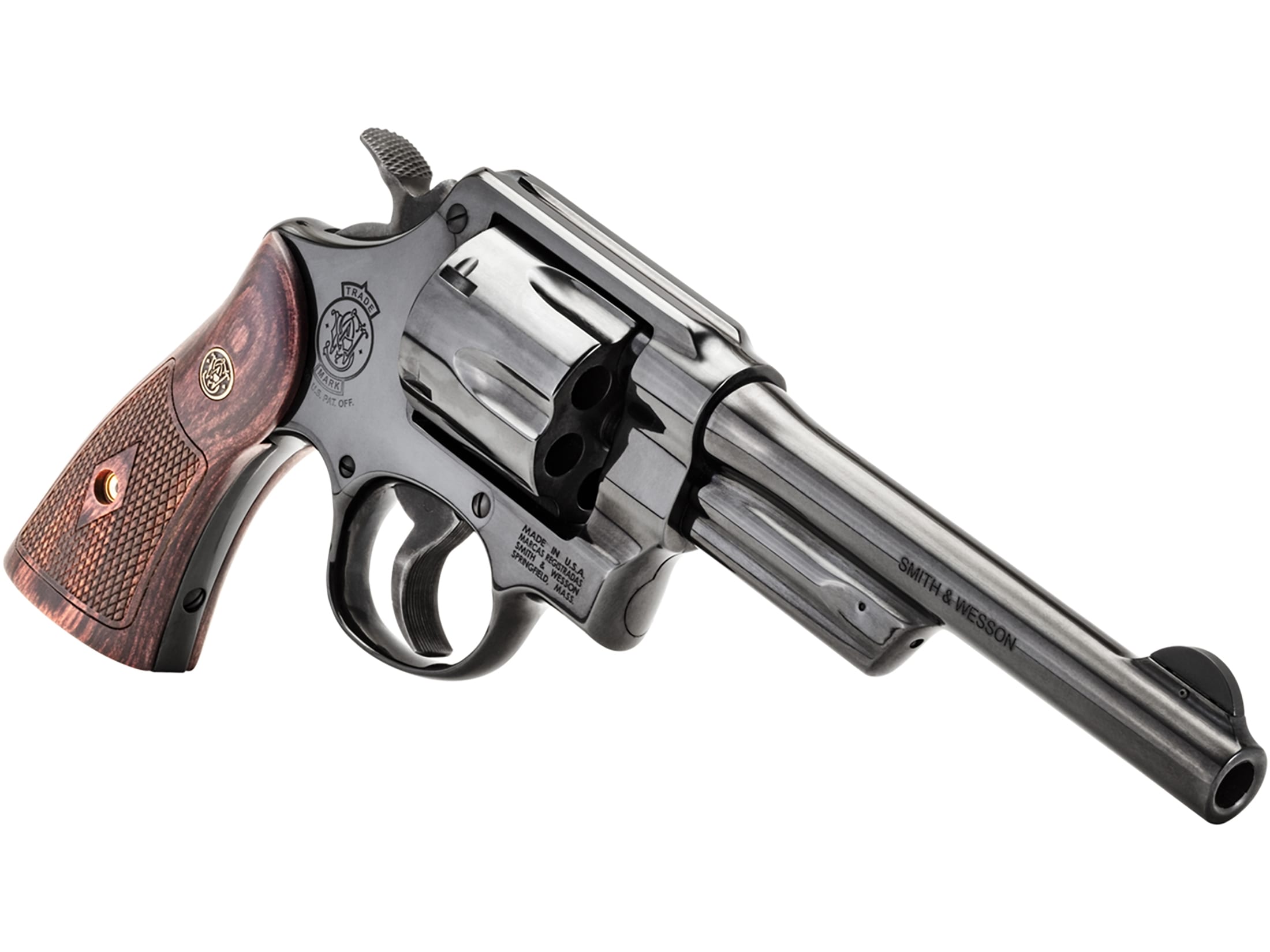Smith & Wesson Model 20 357 Mag Revolver 6 Blued Barrel 6 Round Walnut
