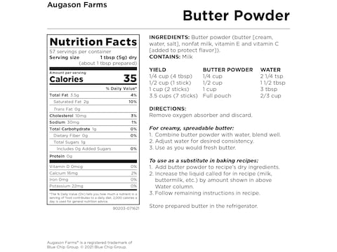 Augason Farms Peanut Butter Powder - Augason Farms