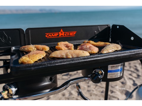 Camp Chef 24 Reversible Pre-Seasoned Cast Iron Grill/Griddle