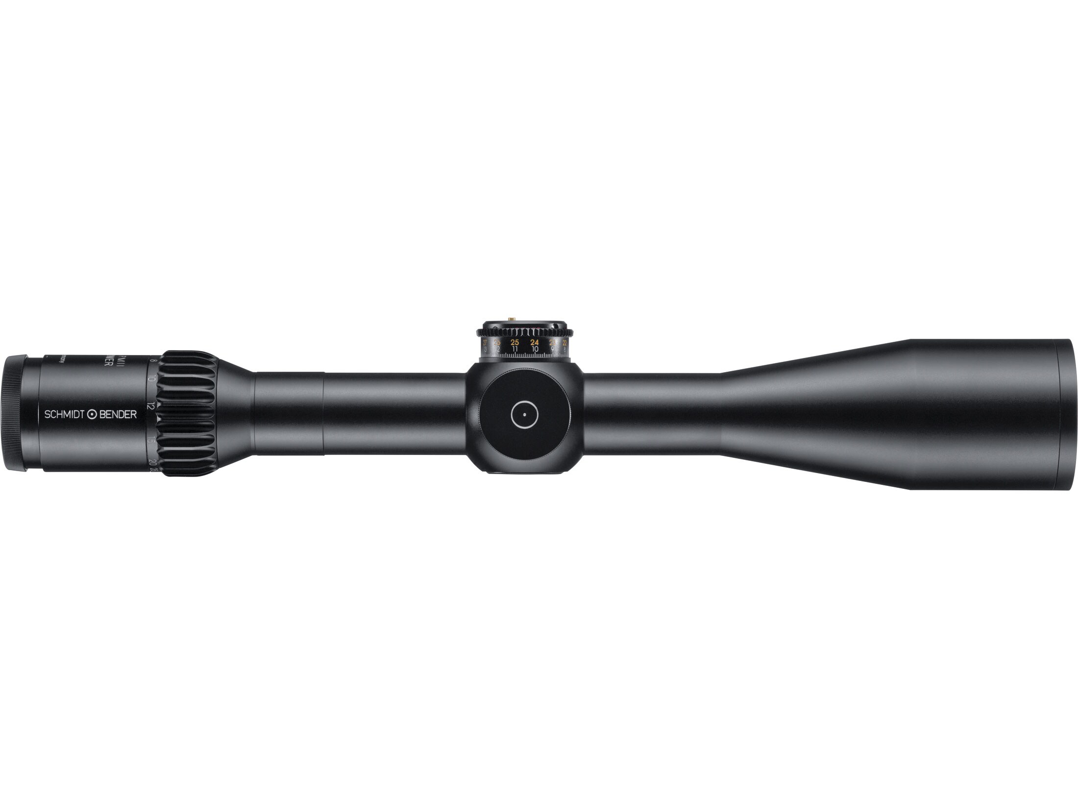 Schmidt & Bender PM II High Power Rifle Scope 34mm Tube 5-45x 56mm 1/4