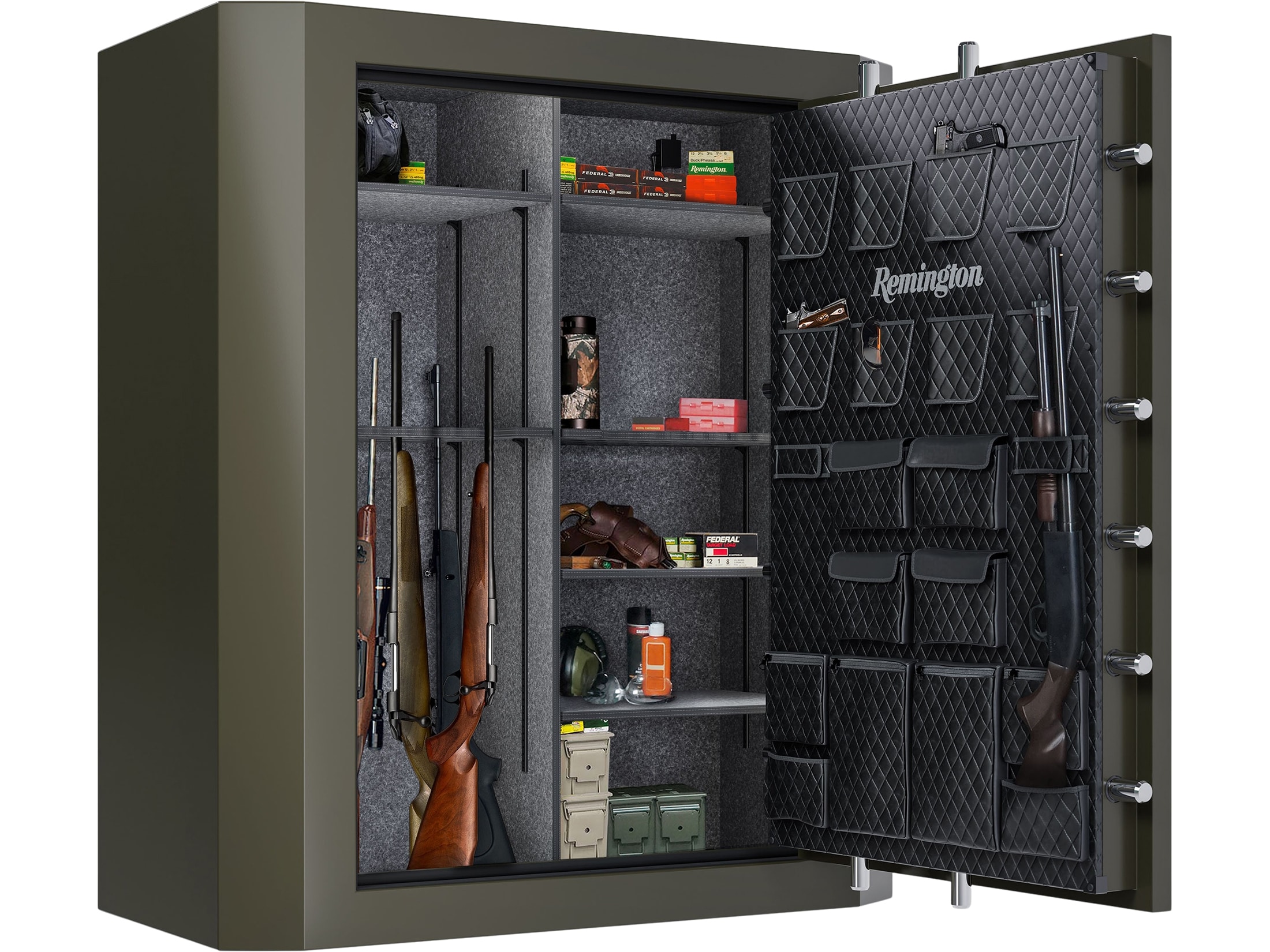 Remington Big Green Gun Safe 84 Gun Bronze Green Satin Metallic