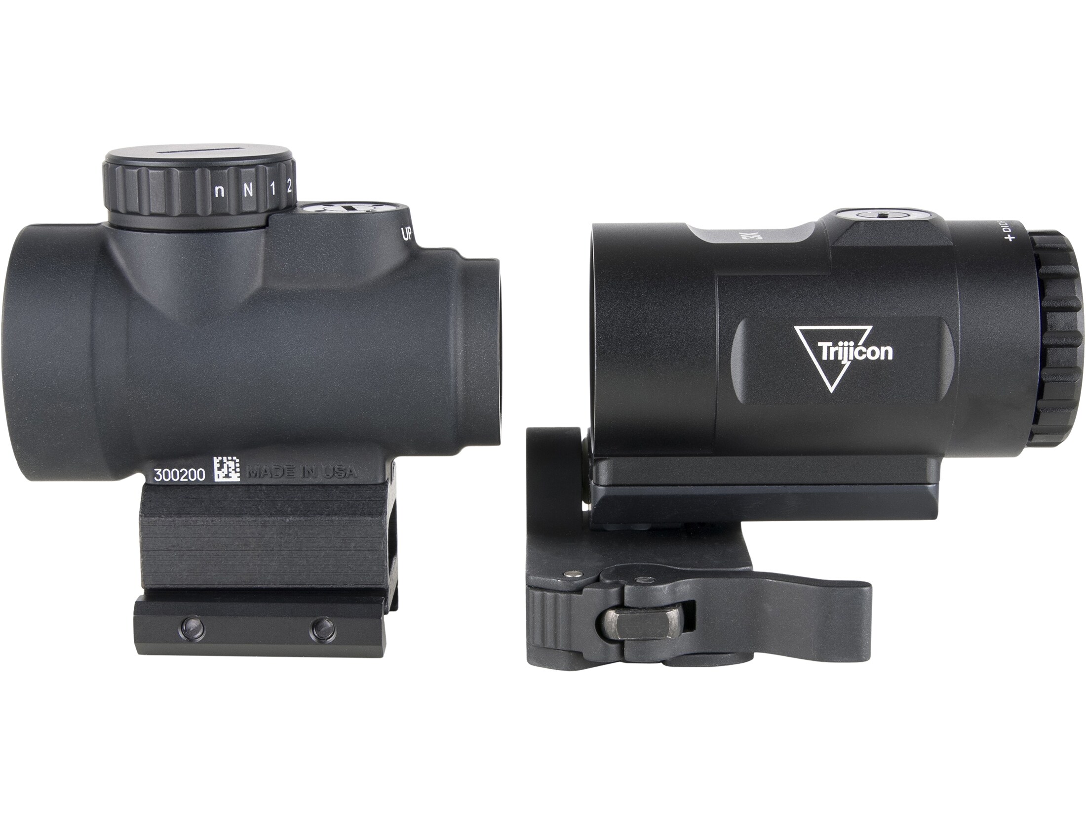 Trijicon MRO SD Patrol Red Dot Sight 3x Magnifier Red 2 MOA