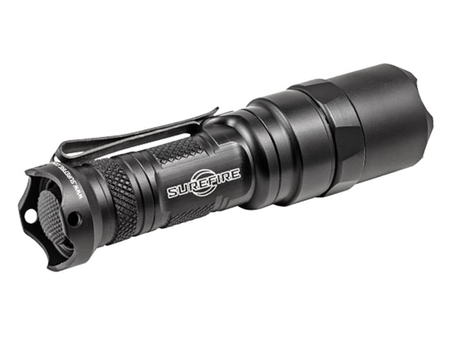 Surefire E1D Defender Flashlight CR123A Battery Black