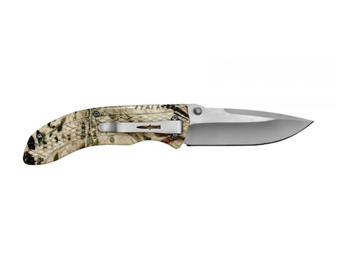 Ozark Trail 7 Stainless Steel Folding Drop Point Blade Pocket Knife, with  Pocket Clip 