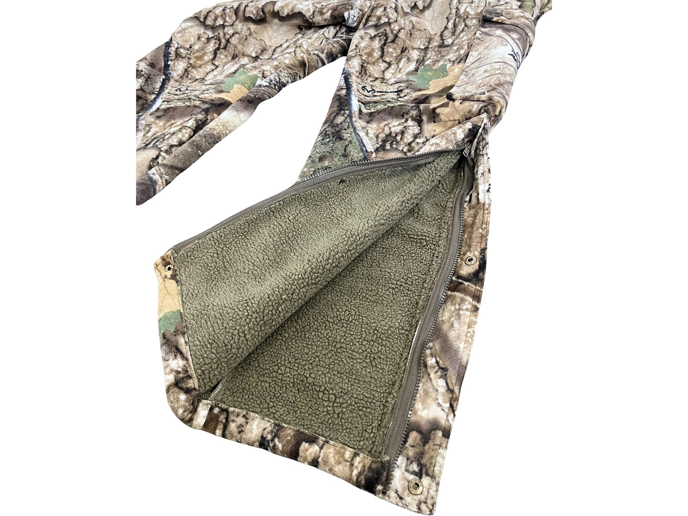 MidwayUSA Men's Fraser Ridge Fleece Bibs Realtree APX Camo XL Tall