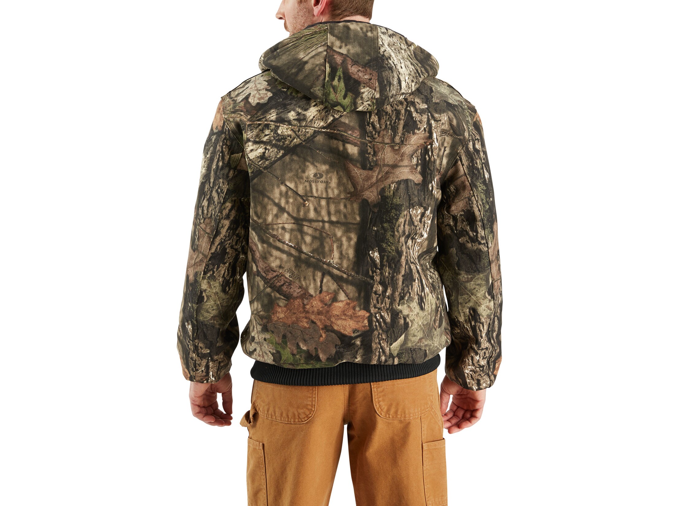 Carhartt men's quilted flannel hot sale lined camo active jacket