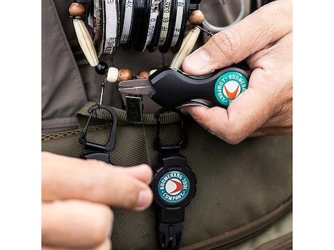 Boomerang Tool Company Retractable Fishing Gear Tether w/ Carabiner Clip