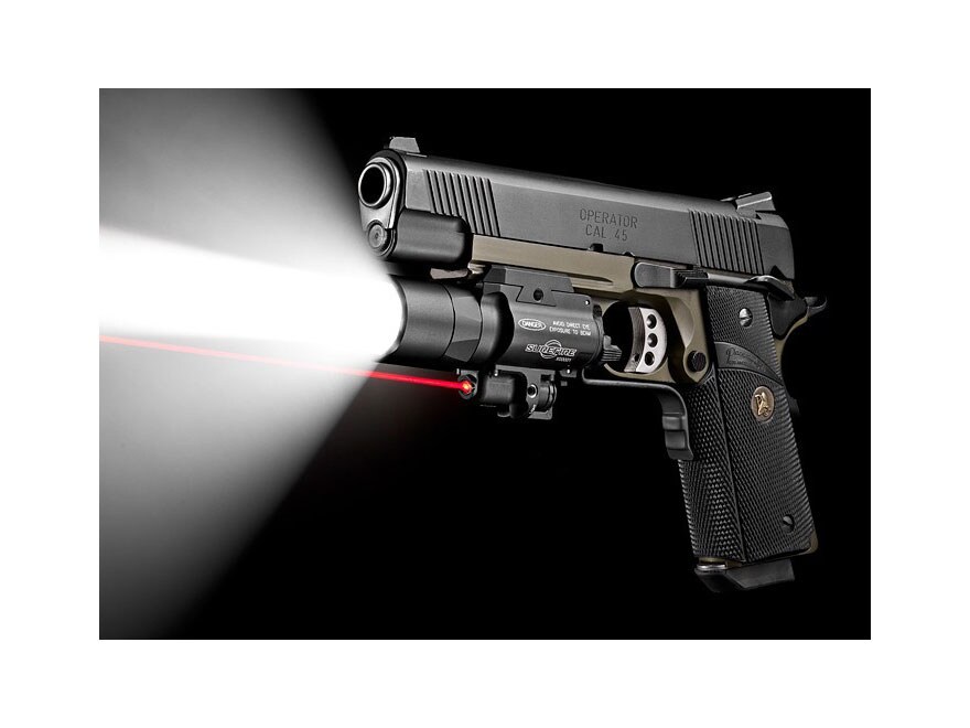 Surefire X400 Ultra Weapon Light LED Red Laser 2 CR123A Batteries