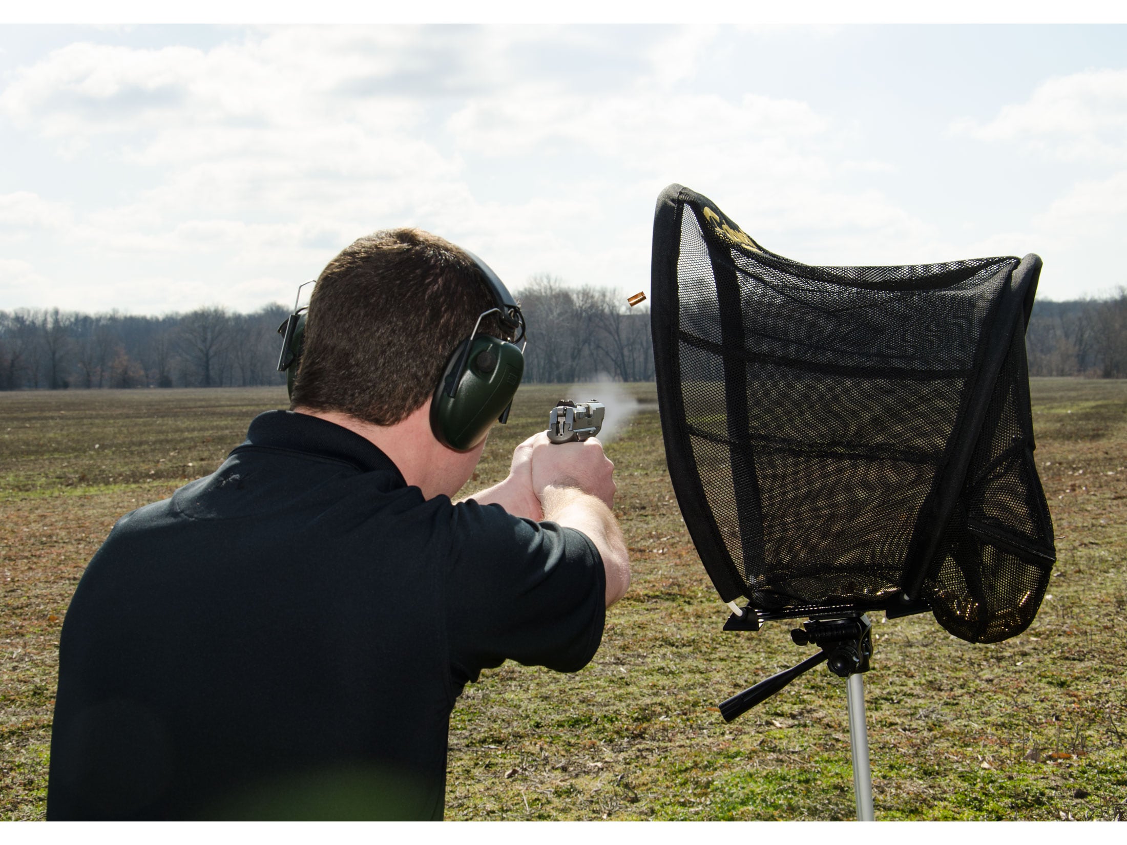Cheap Brass Bullet Catcher Rifle Gun Net Catcher Cartridge Case Catcher  Surround Zipper Bag