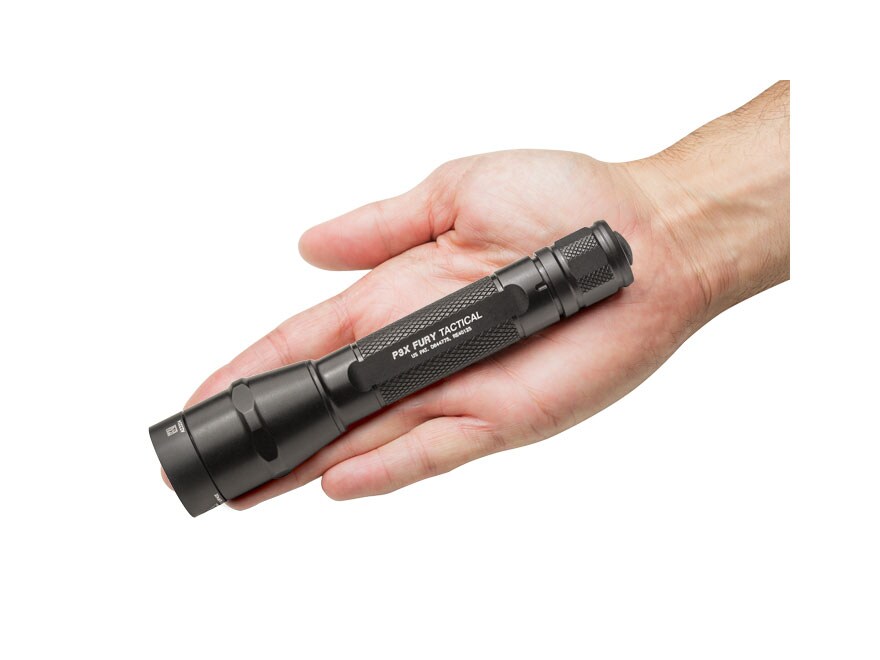 Surefire P3X Fury Tactical Flashlight CR123A Battery Black